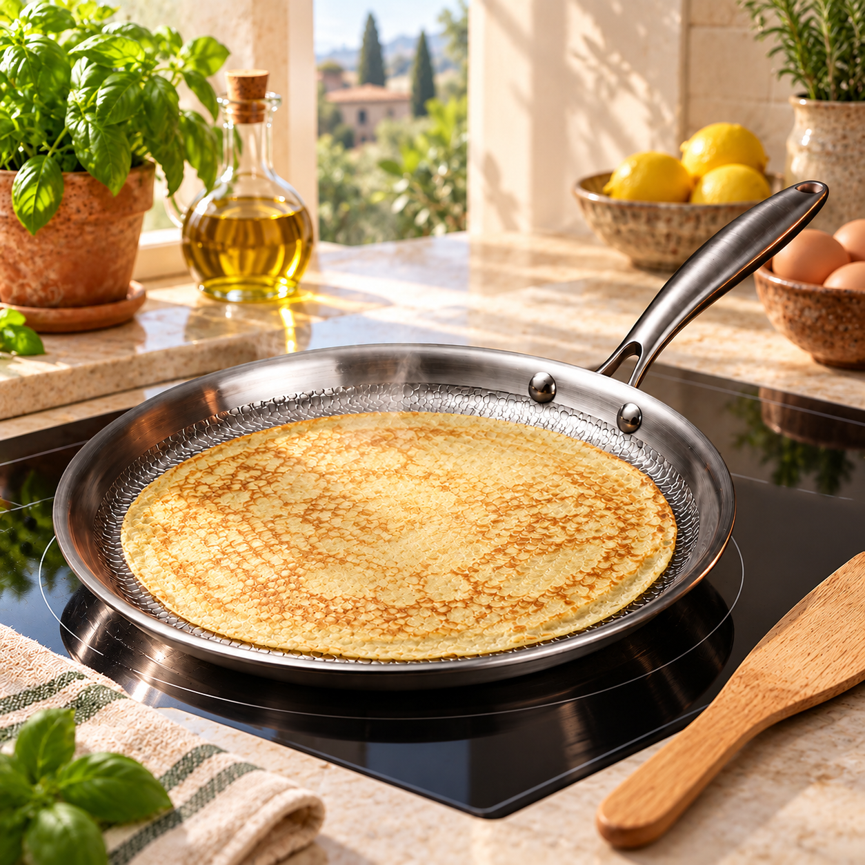 Crêpière en titane en cuisine — photo 1