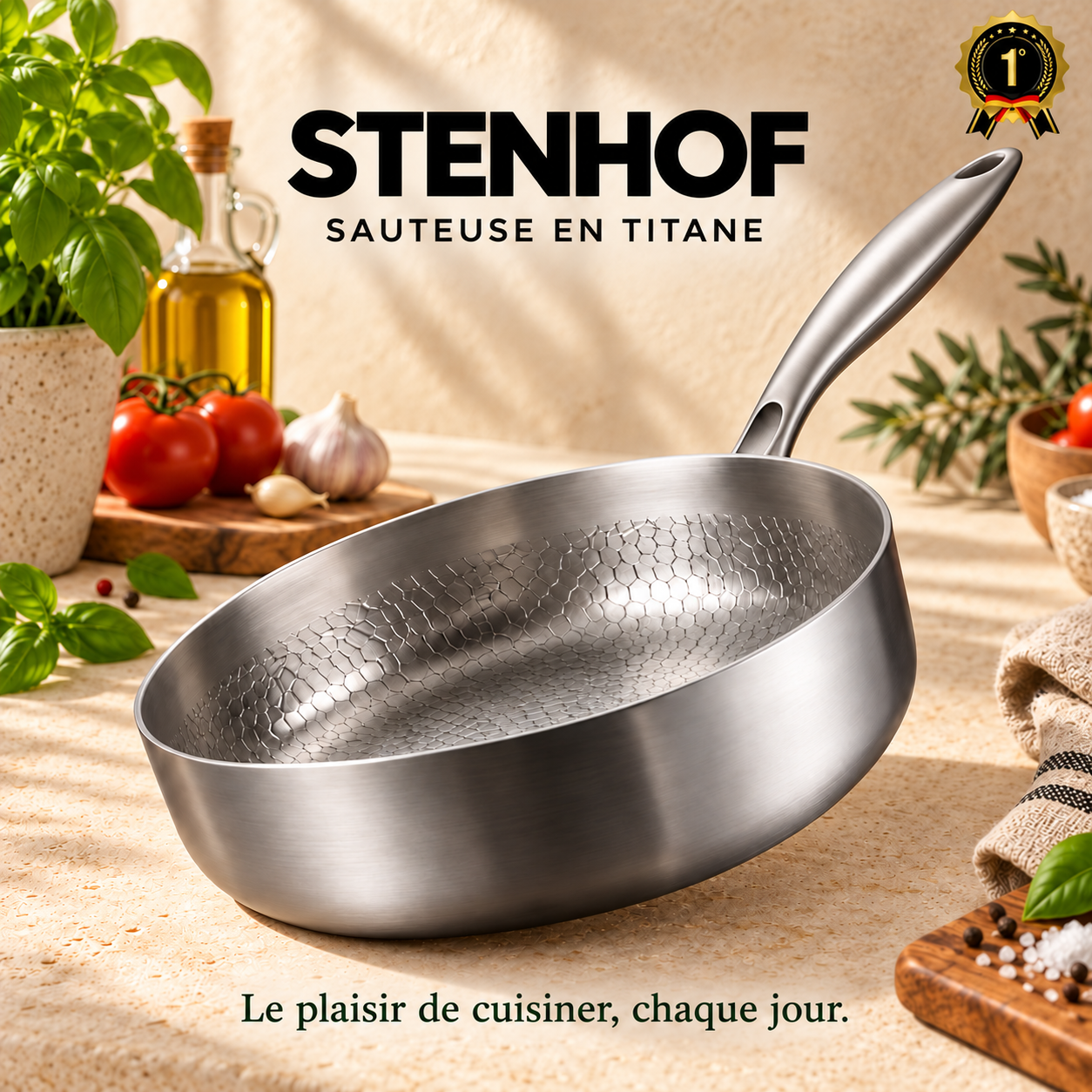 Sauteuse en titane