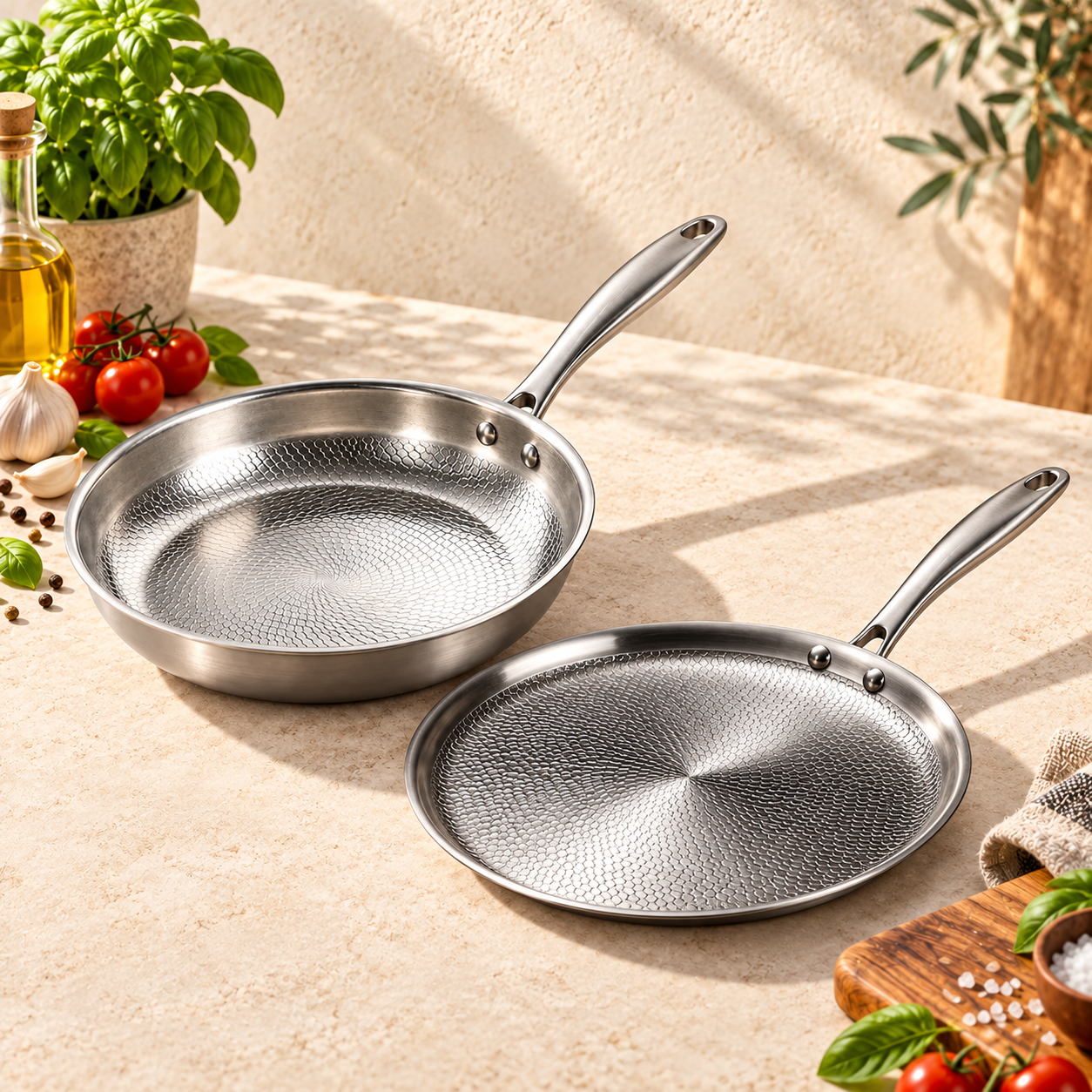 Duo padella e crêpiera