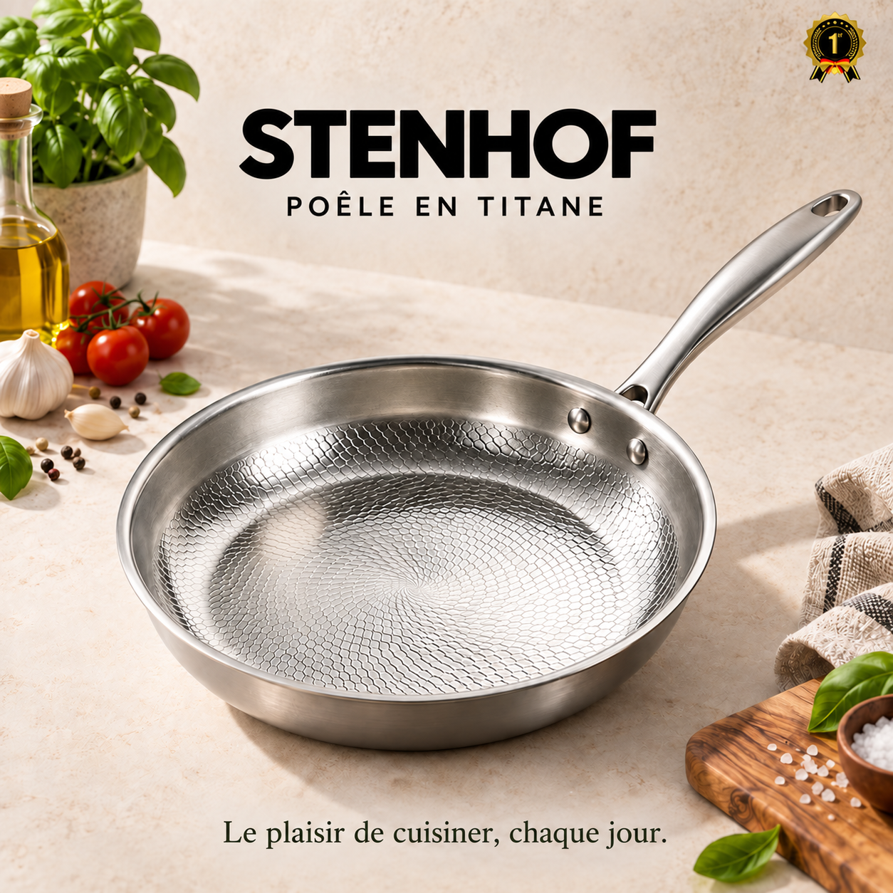 Stenhof — Poêle en titane